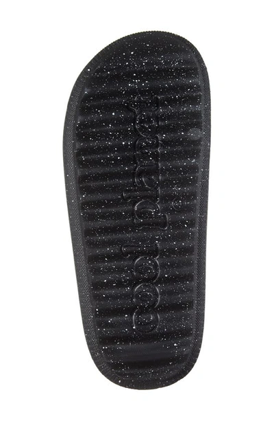 Cool Planet By Steve Madden Cloud Slide Sandal In Black