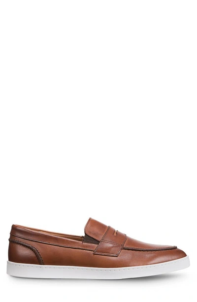 Shop Allen Edmonds Randolph Slip-on Sneaker In Chili