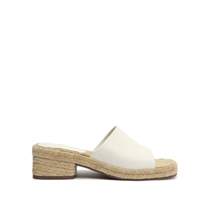 Shop Schutz Corah Atanado Leather Sandal In White