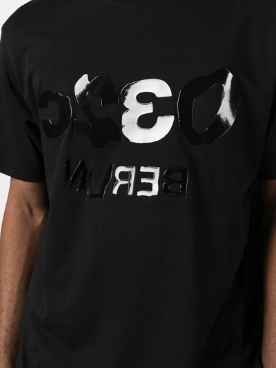 Shop 032c T-shirts And Polos Black
