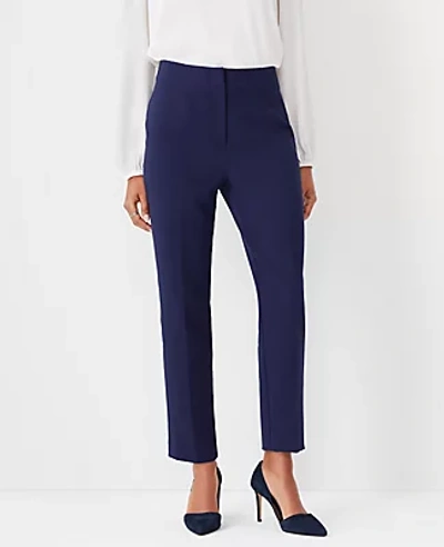 Shop Ann Taylor The Petite Slim Pant - Curvy Fit In Pure Sapphire