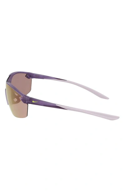 Shop Nike Sun Victory Elite 60mm Shield Sunglasses In Matte Canyon Purple/violet Mir