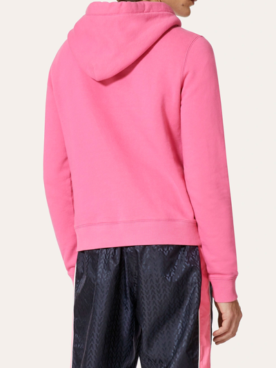 Shop Valentino Pink Hoodie With Logo