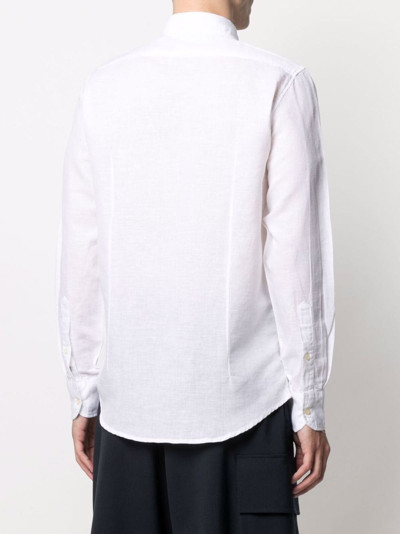 Deperlu Flynn Long-sleeve Shirt In White