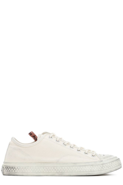 Shop Acne Studios Distressed Low Top Tumbled Sneakers In White