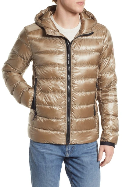 Shop Canada Goose Crofton Water Resistant Packable Quilted 750-fill-power Down Jacket In Tan - Tan