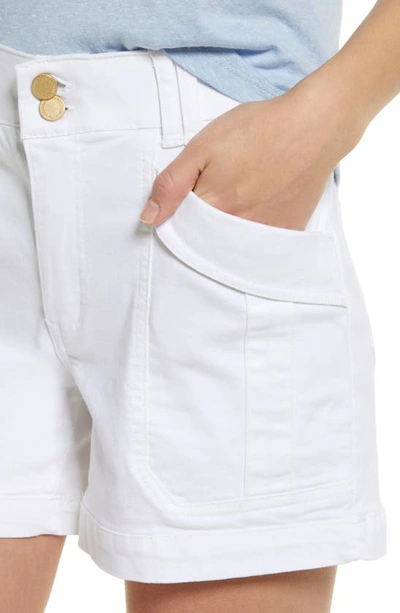 Shop Wit & Wisdom 'ab'solution High Waist Cargo Shorts In White