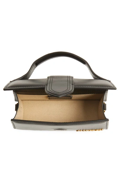 Shop Jacquemus Le Bambino Satchel In Black