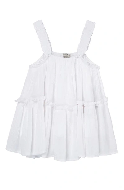 Shop Habitual Girl Kids' Baby Doll Top In White
