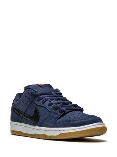 Nike Sb Dunk Low Pro Iso Sneakers In Blau