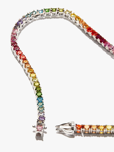 Shop Hatton Labs Rainbow Crystal Necklace In Silber
