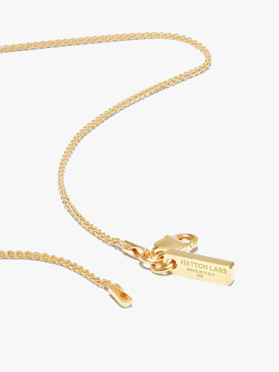 Shop Hatton Labs Gold-plated Silver Crystal Necklace