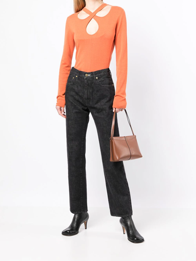Tu Es Mon Tresor + Net Sustain The Diamond High-rise Straight-leg Jeans In Black
