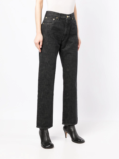 Tu Es Mon Tresor + Net Sustain The Diamond High-rise Straight-leg Jeans In Black