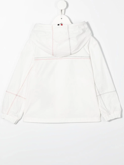 Shop Moncler Fujio Hooded Jacket In White