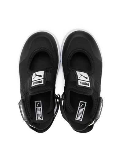 Shop Puma Light-flex Summer Slip-on Sneakers In Black