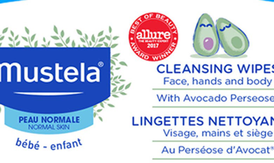 Shop Mustela 25-count Cleansing Wipes In White
