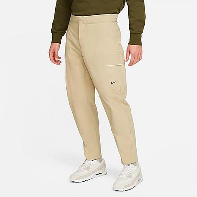 Shop Nike Men's Sportswear Style Essentials Utility Pants In Limestone/sail/ice Silver/limestone
