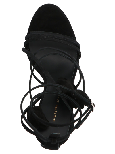 Shop Giuseppe Zanotti Basic 105 Sandals In Black