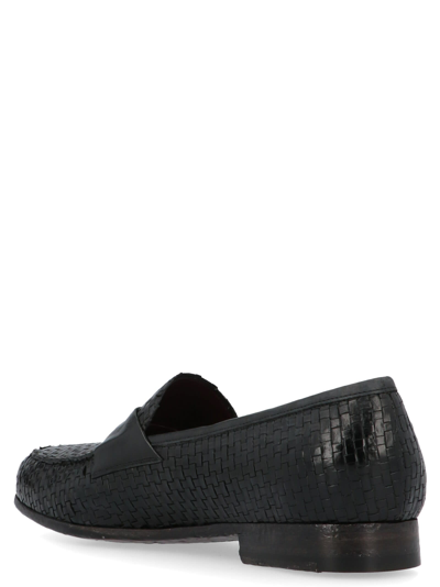 Shop Lidfort Braided Loafers In Black