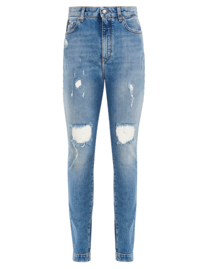Shop Dolce & Gabbana Audrey Jeans In Blue