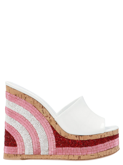 Shop Haus Of Honey Lust Bead Wedges In White