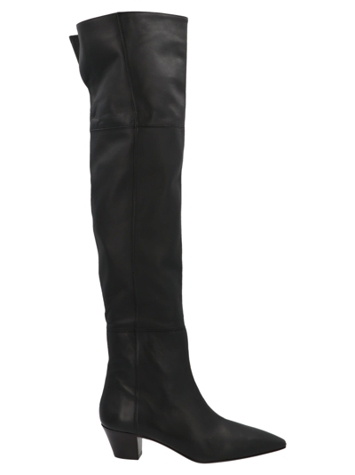 Shop Aquazzura Gainsbourg Over-the-knee Boots In Black