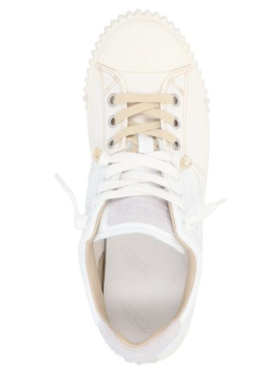 Shop Maison Margiela Evolution Sneakers In White