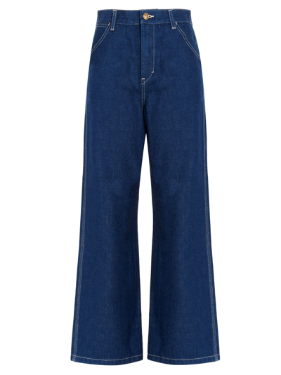 Shop Tory Burch Culotte Jeans In Blue
