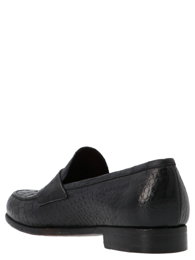 Shop Lidfort Penny Loafers In Black