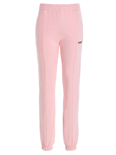 Shop Vetements Haute Couture Joggers In Pink