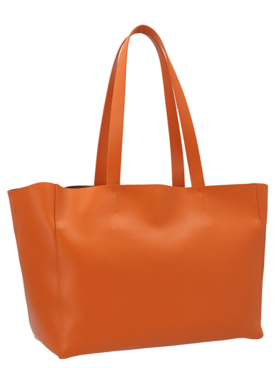 Shop Visone Amanda Small Shopping Bag In Orange