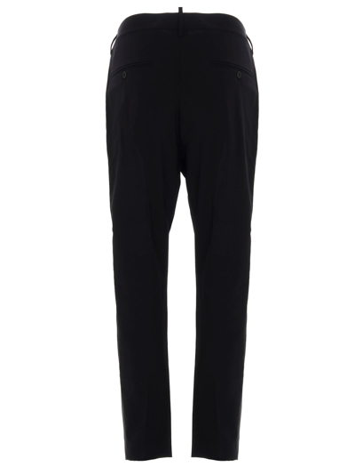 Shop Dsquared2 Cargo Trousers In Black