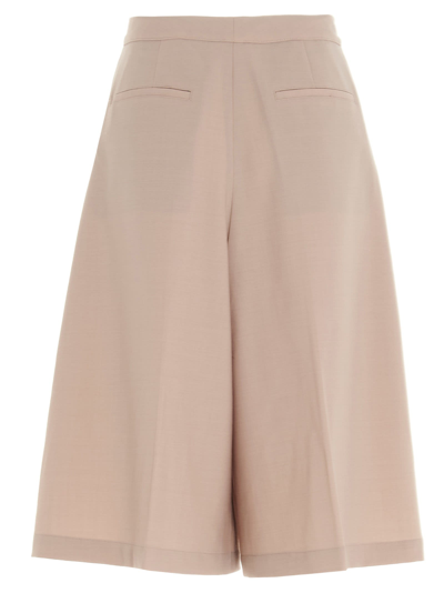 Shop Co Flared Bermuda In Beige