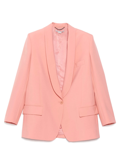 Shop Stella Mccartney Boyfriend Singlebreasted Blazer In Pink