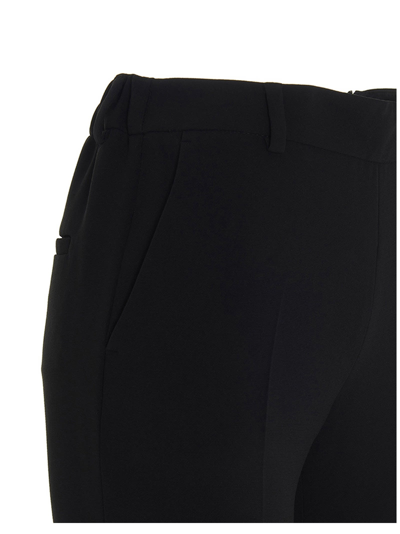 Shop Alberto Biani Straight Pants In Black
