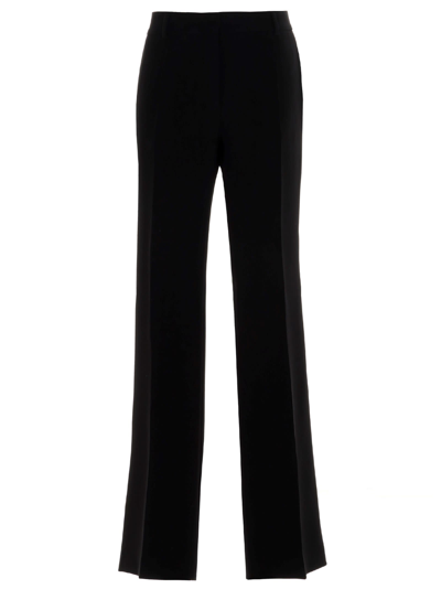 Shop Alberto Biani Business Smocking Pants In Black