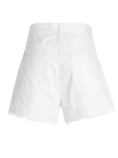 Shop R13 Cross Over Shorts In White