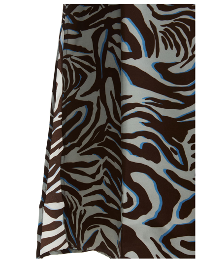 Shop 813 Annalisa Giuntini Zebra Print Dress In Multicolor