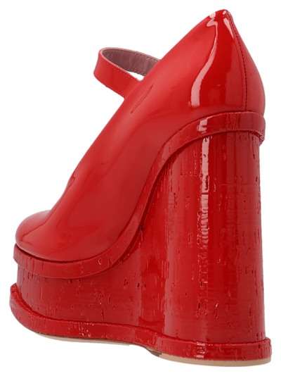 Shop Haus Of Honey Lacquer Doll Ankle Boots In Red
