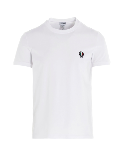 Shop Dolce & Gabbana Underwear Stretch Cotton T-shirt In White