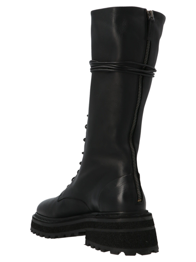 Shop Marsèll Carro Combat Boots In Black