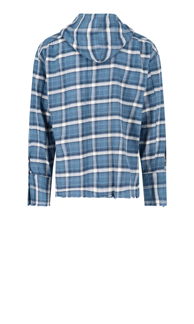 Shop Greg Lauren Shirt In Blue