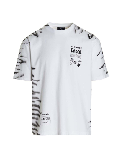 Shop Mauna Kea Tiger T-shirt In White/black