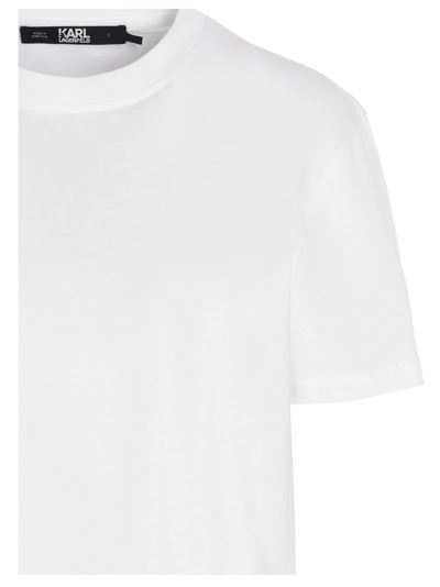 Shop Karl Lagerfeld Surf T-shirt In White