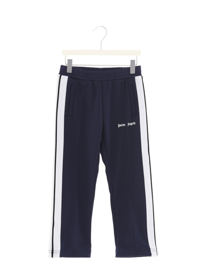 Shop Palm Angels Classic Logo Joggers In Blue