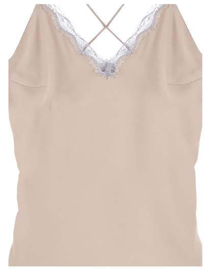 Shop Aeron Irene Top In Beige