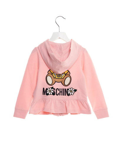 Shop Moschino Daisy Sweatshirt In Pink