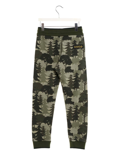 Shop Dolce & Gabbana All Over Printed Trees Sweatpants In Green