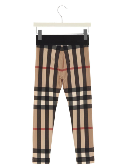 Shop Burberry Gina Leggings In Multicolor